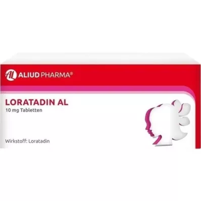 LORATADIN AL 10 mg tabletten, 50 stuks LORATADIN AL 10 mg tabletten, 50 stuks