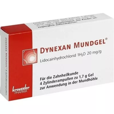 DYNEXAN Mondgelcilinderampullen, 4X1,7 g