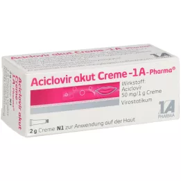 ACICLOVIR acute crème-1A Pharma, 2 g