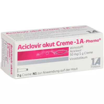 ACICLOVIR acute crème-1A Pharma, 2 g ACICLOVIR acute crème-1A Pharma, 2 g