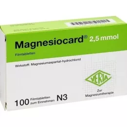 MAGNESIOCARD 2,5 mmol filmomhulde tabletten, 100 stuks