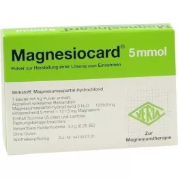 MAGNESIOCARD 5 mmol Plv.z.Her.e.Lsg.z.Intake, 20 stuks