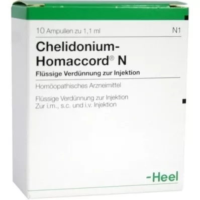CHELIDONIUM-HOMACCORD N-ampullen, 10 stuks CHELIDONIUM-HOMACCORD N-ampullen, 10 stuks