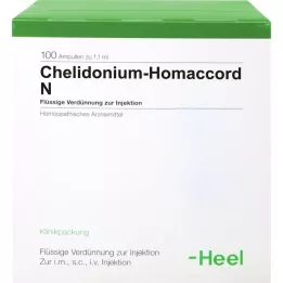 CHELIDONIUM-HOMACCORD N-ampullen, 100 stuks