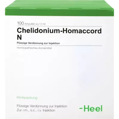 CHELIDONIUM-HOMACCORD N-ampullen, 100 stuks CHELIDONIUM-HOMACCORD N-ampullen, 100 stuks