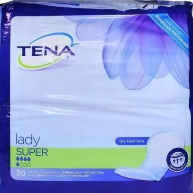 TENA LADY super inlegzolen, 30 stuks