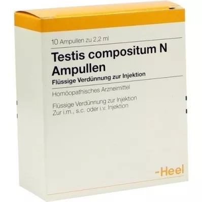 TESTIS COMPOSITUM N-ampullen, 10 stuks TESTIS COMPOSITUM N-ampullen, 10 stuks