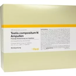 TESTIS COMPOSITUM N-ampullen, 100 stuks