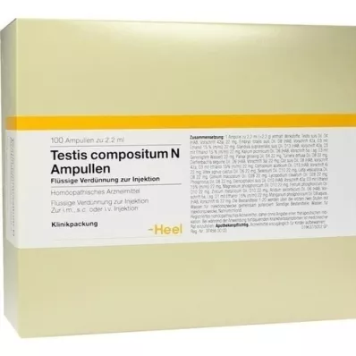 TESTIS COMPOSITUM N-ampullen, 100 stuks TESTIS COMPOSITUM N-ampullen, 100 stuks