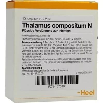 THALAMUS compositum N ampullen, 10 stuks