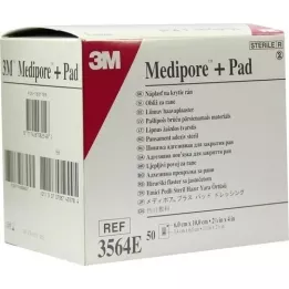 MEDIPORE Plus Pad 3564E steriel wondverband, 50 stuks