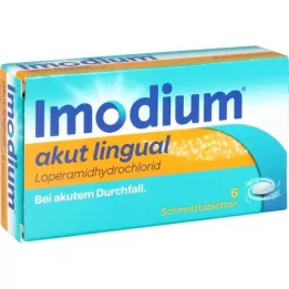 IMODIUM acute linguale orodispergeerbare tabletten, 6 stuks