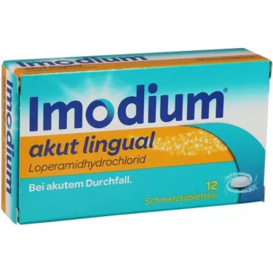 IMODIUM acute linguale orodispergeerbare tabletten, 12 stuks