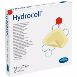 HYDROCOLL Wondverband 7,5x7,5 cm, 10 st
