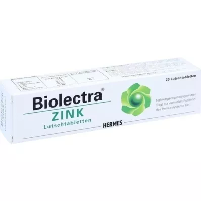 BIOLECTRA Zinkzuigtabletten, 20 st BIOLECTRA Zinkzuigtabletten, 20 st