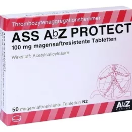 ASS AbZ PROTECT 100 mg maagsapresistente tablet, 50 stuks