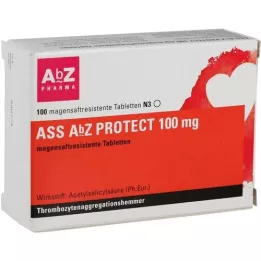 ASS AbZ PROTECT 100 mg maagsapresistente tablet, 100 st