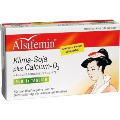 ALSIFEMIN Klima-Soja plus Calcium D3 tabletten, 30 st ALSIFEMIN Klima-Soja plus Calcium D3 tabletten, 30 st
