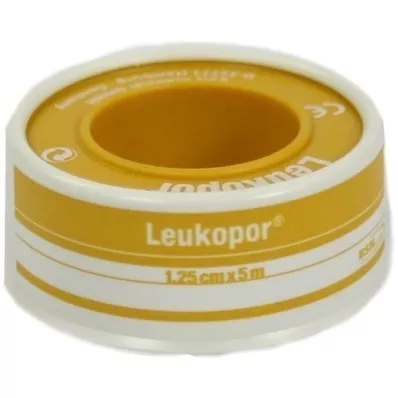 LEUKOPOR 1,25 cmx5 m, 1 stuk LEUKOPOR 1,25 cmx5 m, 1 stuk