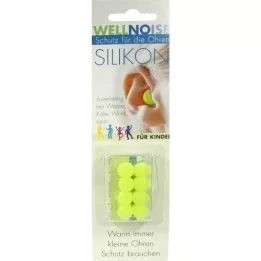 WELLNOISE Oordopjes voor kinderen blister, 4X2 st