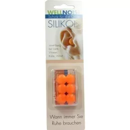 WELLNOISE Oordopjes oranje blister, 3X2 st