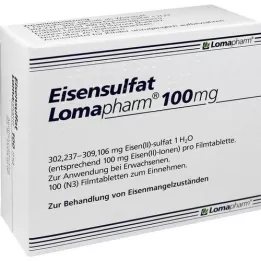 EISENSULFAT Lomapharm 100 mg filmomhulde tabletten, 100 st