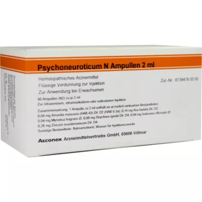 PSYCHONEUROTICUM N-ampullen, 50X2 ml PSYCHONEUROTICUM N-ampullen, 50X2 ml