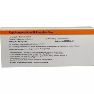 PSYCHONEUROTICUM N-ampullen, 10X5 ml PSYCHONEUROTICUM N-ampullen, 10X5 ml