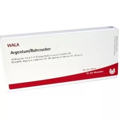 ARGENTUM/ROHRZUCKER Ampullen, 10X1 ml ARGENTUM/ROHRZUCKER Ampullen, 10X1 ml