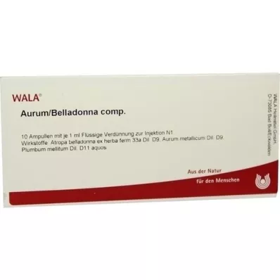 AURUM/BELLADONNA comp. ampullen, 10X1 ml AURUM/BELLADONNA comp. ampullen, 10X1 ml
