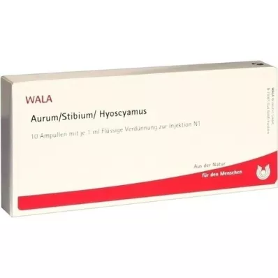 AURUM/STIBIUM/Hyoscyamus-ampullen, 10X1 ml
