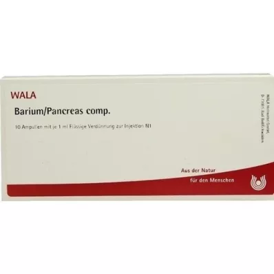 BARIUM/PANCREAS comp. ampullen, 10X1 ml BARIUM/PANCREAS comp. ampullen, 10X1 ml