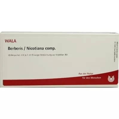 BERBERIS/NICOTIANA comp. ampullen, 10X1 ml