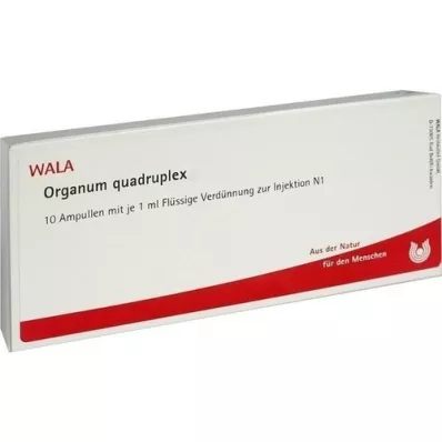 ORGANUM quadruplex-ampullen, 10X1 ml