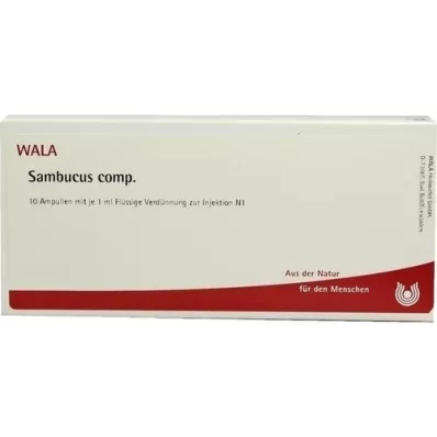 SAMBUCUS COMP Ampullen, 10X1 ml