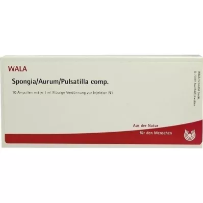 SPONGIA/AURUM/Pulsatilla-comp. ampullen, 10X1 ml SPONGIA/AURUM/Pulsatilla-comp. ampullen, 10X1 ml