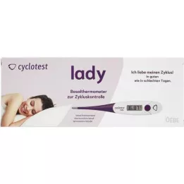 CYCLOTEST Lady basale thermometer, 1 st