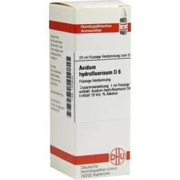 ACIDUM HYDROFLUORICUM D 6 Verdunning, 20 ml