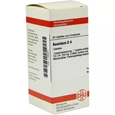 ACONITUM D 4 tabletten, 80 st ACONITUM D 4 tabletten, 80 st