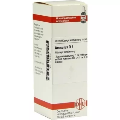 AESCULUS D 4 verdunning, 20 ml