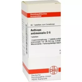 AETHIOPS ANTIMONIALIS D 6 tabletten, 80 st