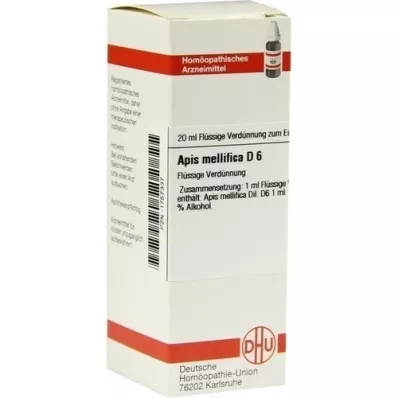 APIS MELLIFICA D 6 Verdunning, 20 ml APIS MELLIFICA D 6 Verdunning, 20 ml