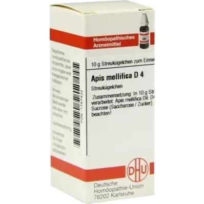 APIS MELLIFICA D 4 bolletjes, 10 g APIS MELLIFICA D 4 bolletjes, 10 g