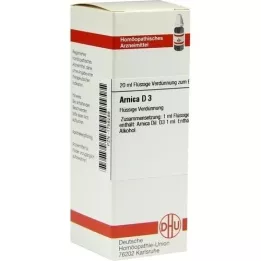 ARNICA D 3-verdunning, 20 ml