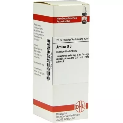 ARNICA D 3-verdunning, 20 ml ARNICA D 3-verdunning, 20 ml