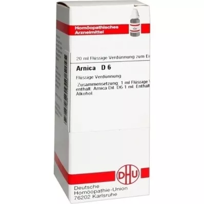 ARNICA D 6 Verdunning, 20 ml ARNICA D 6 Verdunning, 20 ml
