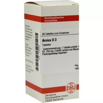 ARNICA D 3 tabletten, 80 st ARNICA D 3 tabletten, 80 st