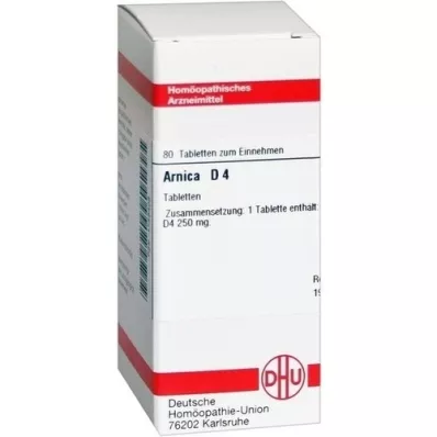 ARNICA D 4 tabletten, 80 st ARNICA D 4 tabletten, 80 st