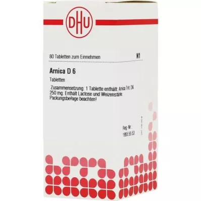 ARNICA D 6 tabletten, 80 st ARNICA D 6 tabletten, 80 st