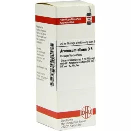 ARSENICUM ALBUM D 6 Verdunning, 20 ml